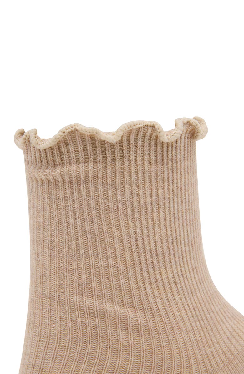Steve Madden 5-Pack Lettuce Edge Crew Socks, Alternate, color,