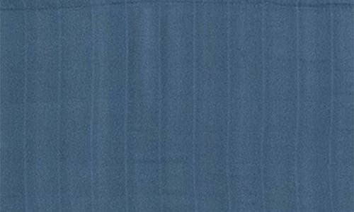 Little Unicorn Deluxe Muslin Quilted Throw In Blue Dusk