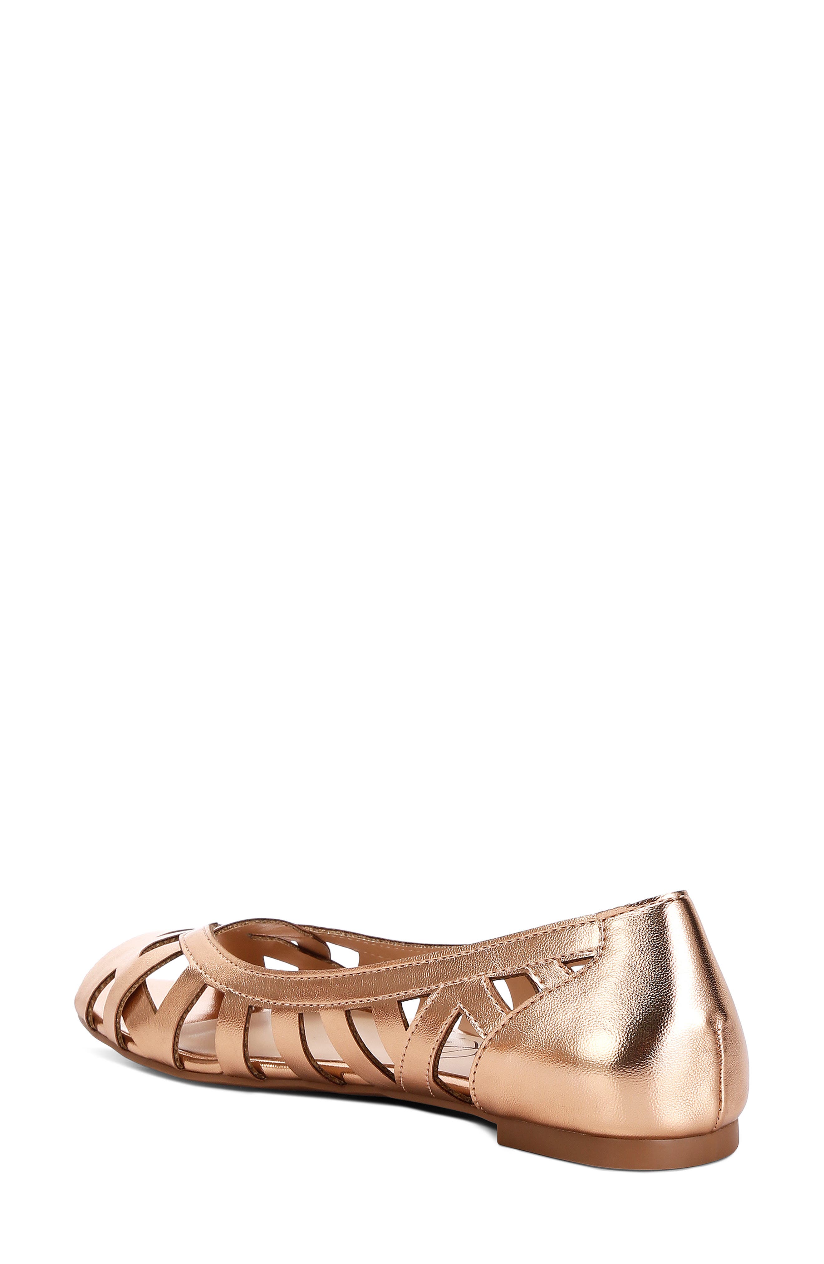 LONDON RAG Moira Flat, Alternate, color, Rose Gold