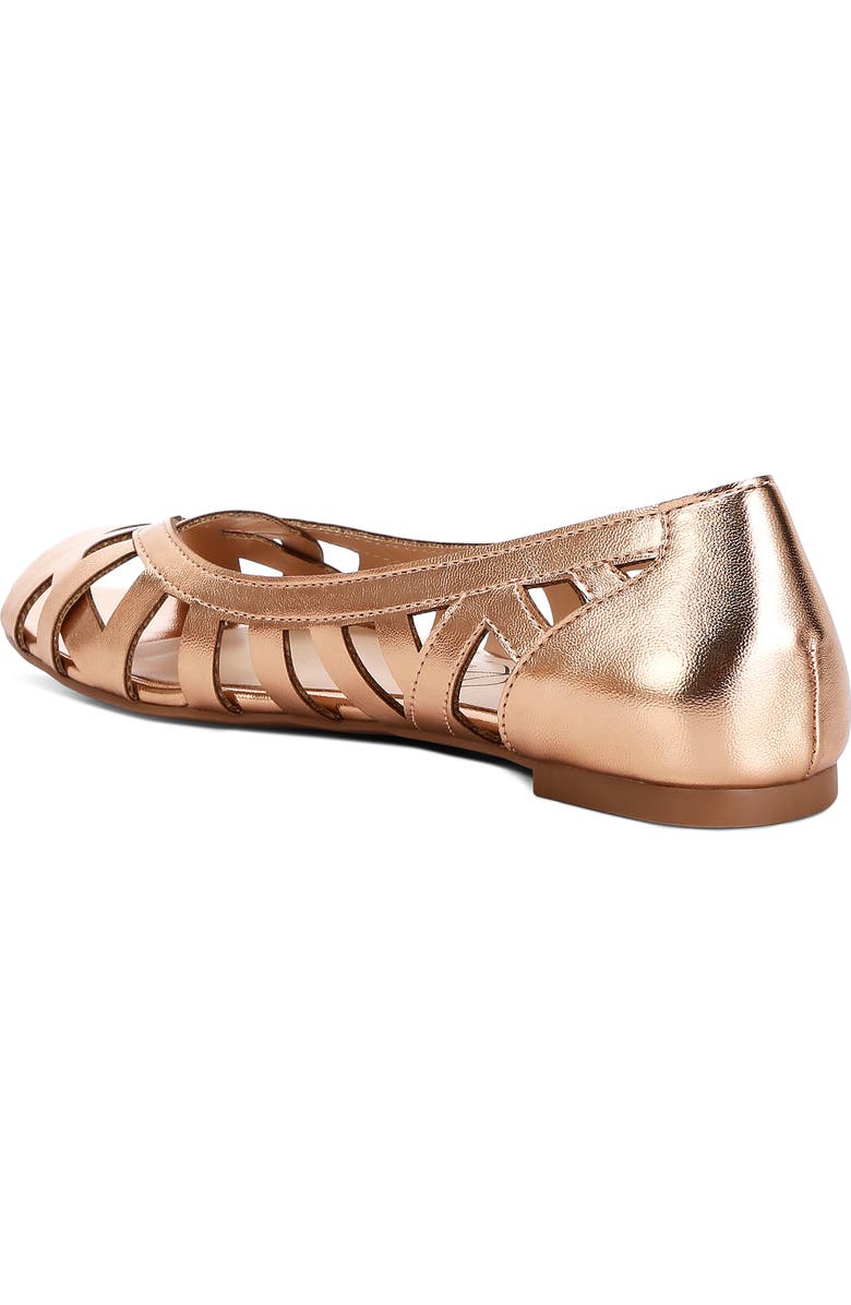 LONDON RAG Moira Flat, Alternate, color, Rose Gold