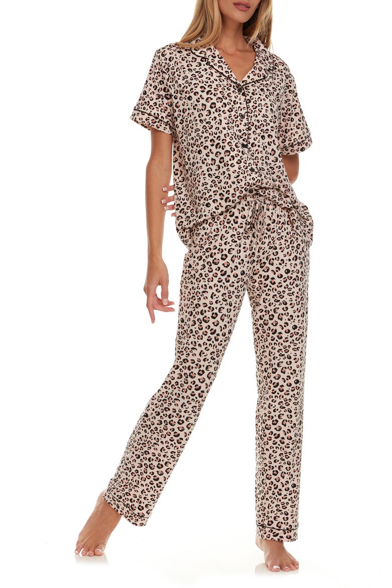 Brenna 3-Piece Pajamas, Alternate, color, NATURAL