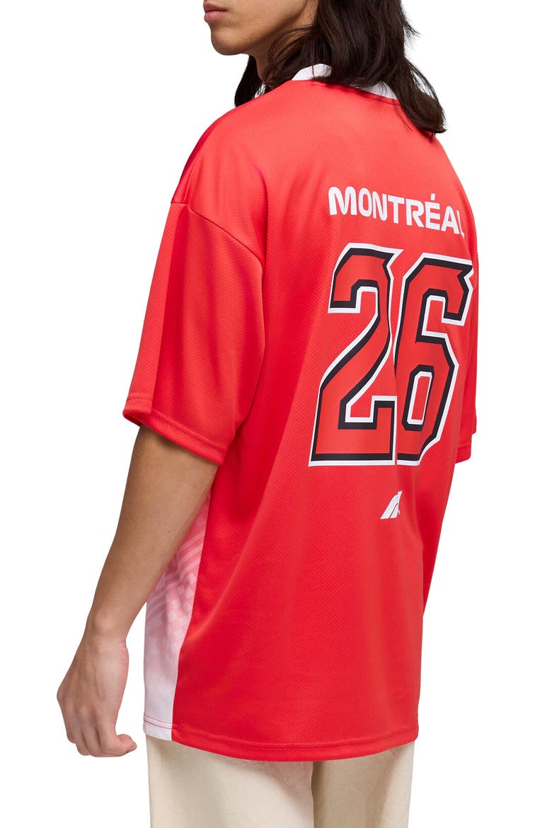F1 Canada Jersey, Alternate, color, POP RED