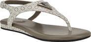 GUESS Jerrah Faux Leather Thong Sandal