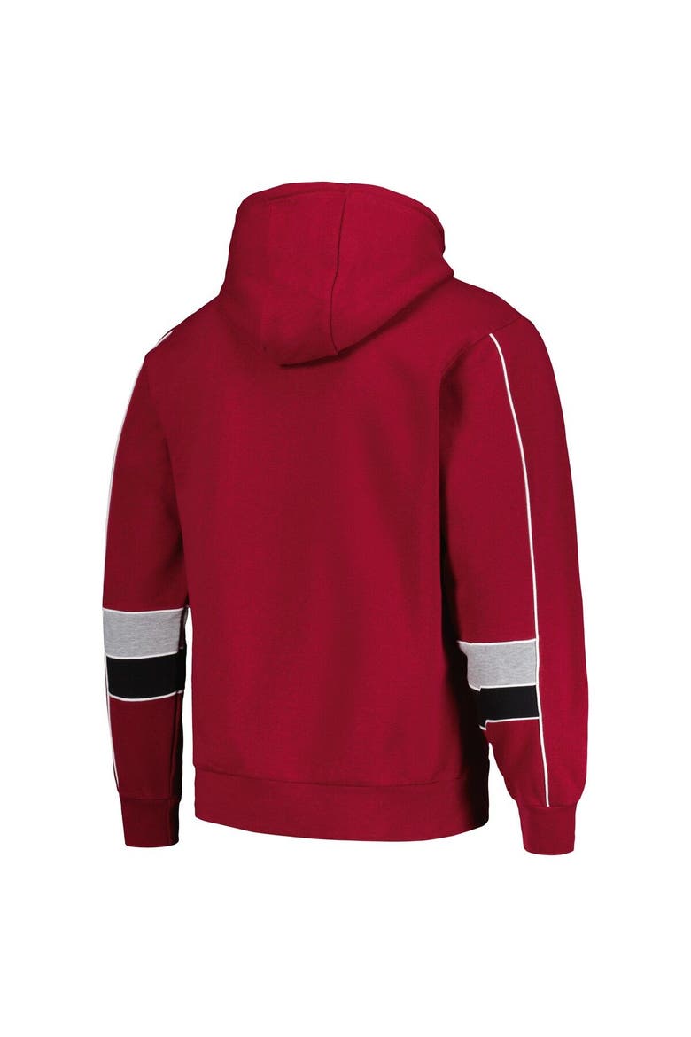 Men's Starter Cardinal Arizona Cardinals Captain Pullover Hoodie, Alternate, color, Cardinal