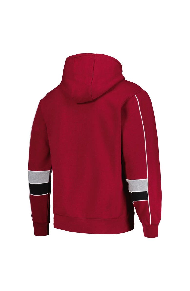 STARTER Men's Starter Cardinal Arizona Cardinals Captain Pullover Hoodie, Alternate, color, Cardinal