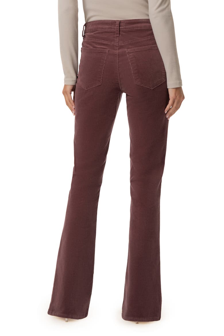 Ana Fab Ab High Waist Corduroy Flare Jeans, Alternate, color, MAUVE