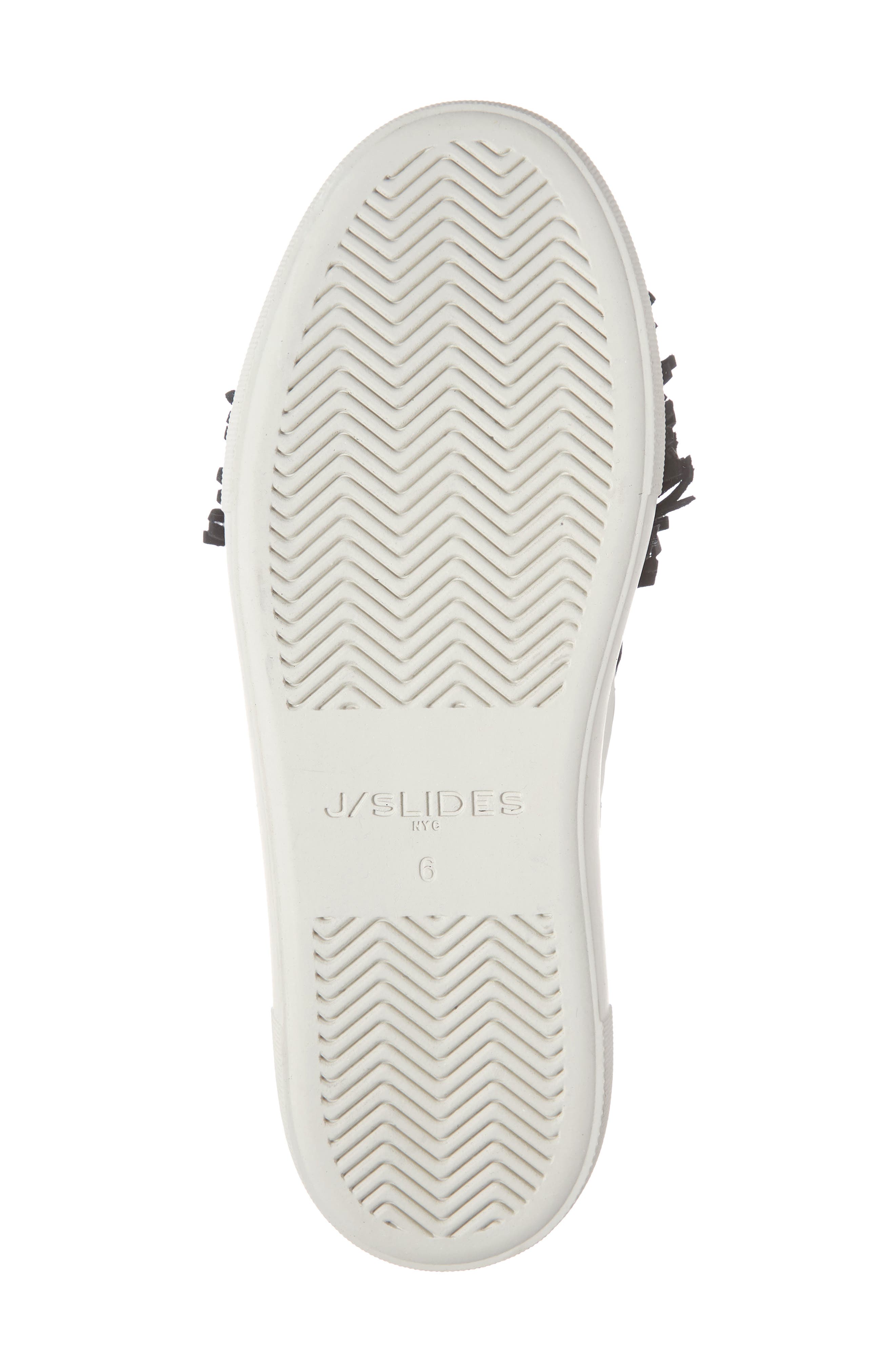 JSlides Aria Fringe Slip-On Platform Sneaker, Alternate, color, 