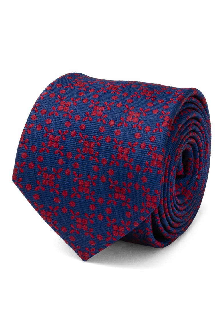 Silk Tie, Alternate, color, NAVY