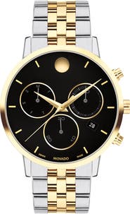 Movado Museum Classic Bracelet Chronograph Watch, 43mm