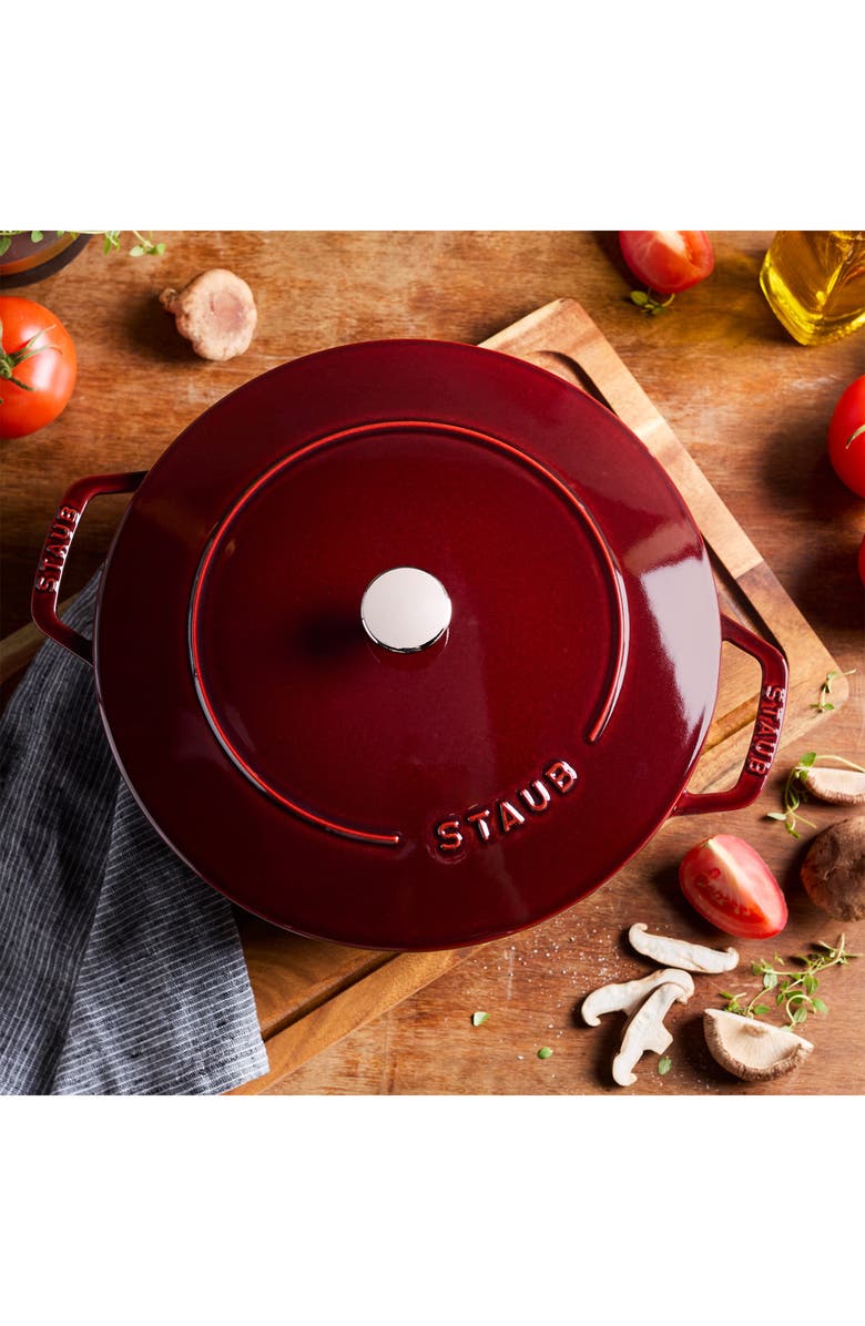 Staub 5-Quart Enameled Cast Iron Cocotte, Alternate, color, Grenadine