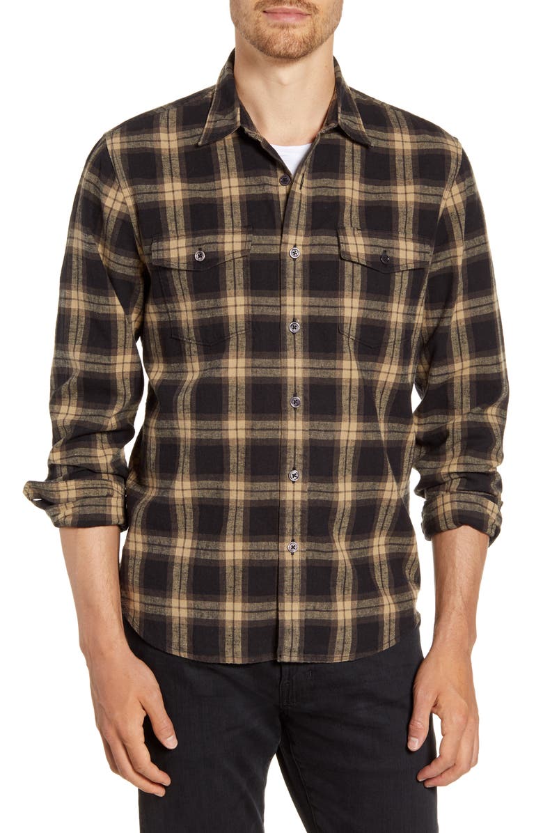 FRAME Classic Fit Double Flap Pocket Shirt, Main, color,