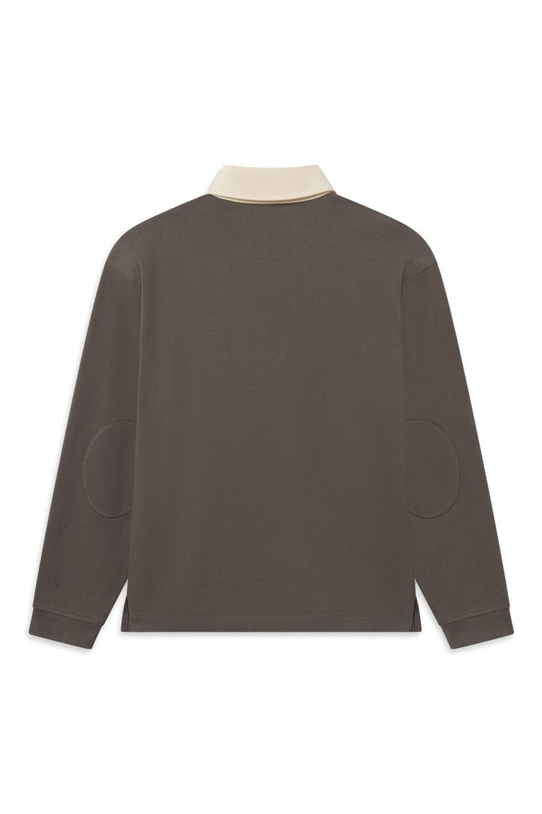Cotton Rugby Polo, Alternate, color, GREY