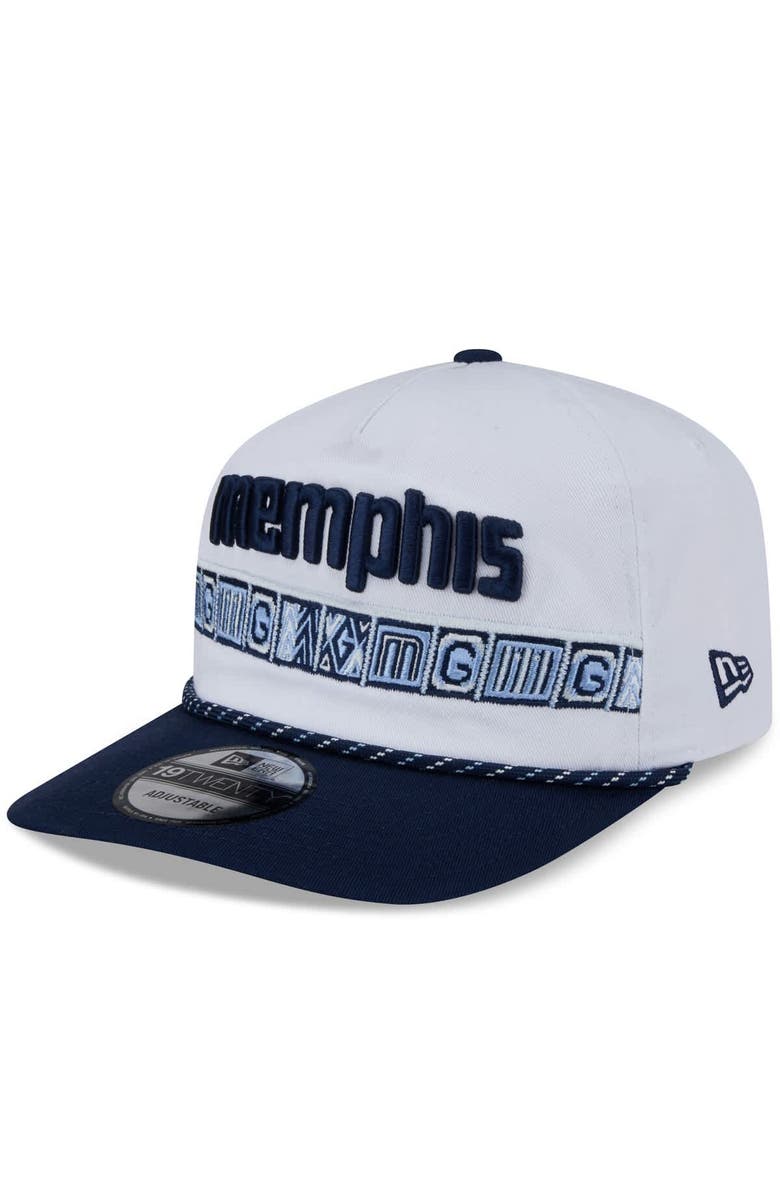 New Era Men's New Era White/Navy Memphis Grizzlies 2025/26 City Edition 19TWENTY Adjustable Hat, Alternate, color, White