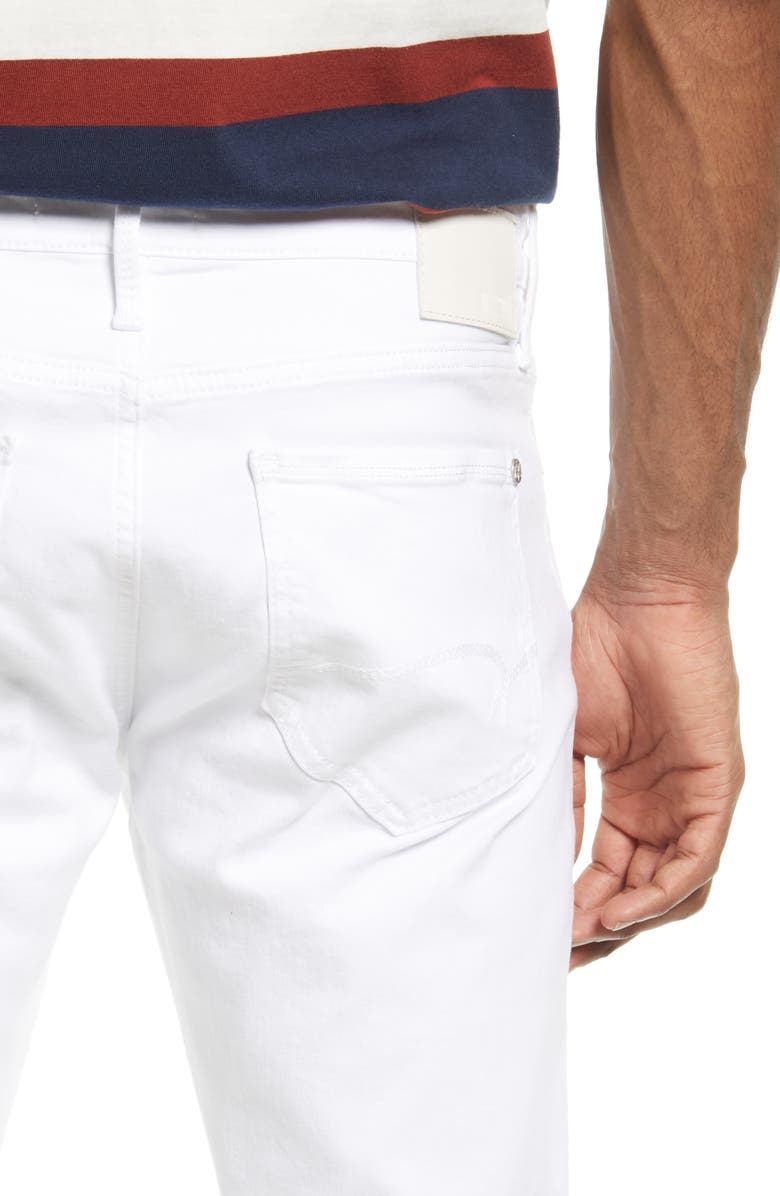 Mavi Jeans Jake Slim Fit Jeans, Alternate, color, Double White Supermove