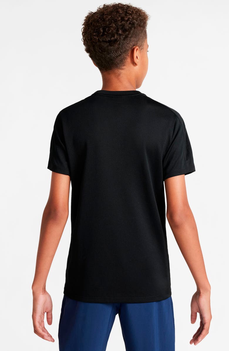 Nike Kids' Dri-FIT Trophy23 Graphic T-Shirt, Alternate, color, Black/ Black/ White