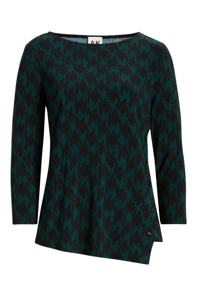 Print Asymmetric Top, Alternate, color, ANNE BLACK/ TREELINE