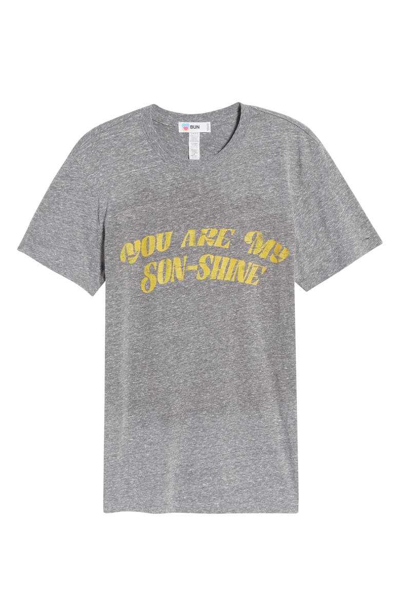 Bun Maternity You Are My Son-Shine Jersey Maternity/Nursing Graphic Tee, Alternate, color, 