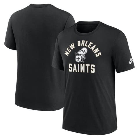 Men's Nike Black New Orleans Saints Favorable Timeline Tri-Blend T-Shirt