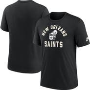 Nike Men's Nike Black New Orleans Saints Favorable Timeline Tri-Blend T-Shirt