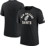 Nike Men's Nike Black New Orleans Saints Favorable Timeline Tri-Blend T-Shirt