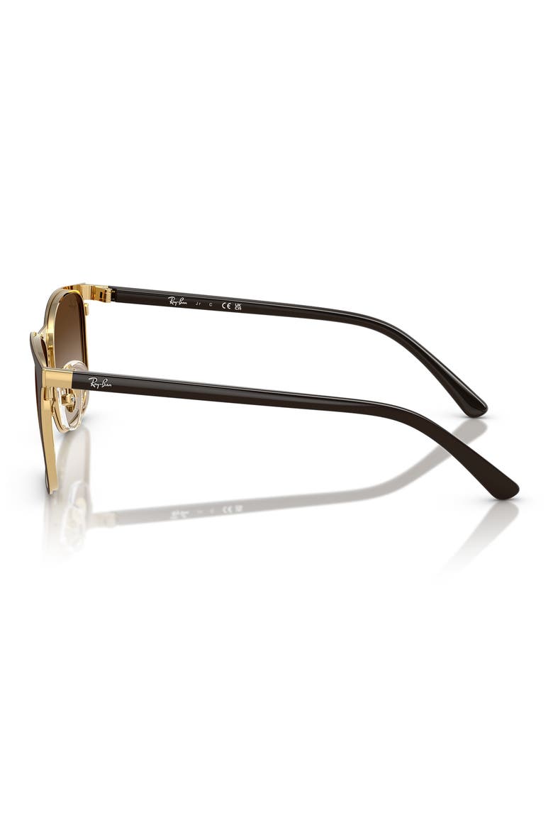 48mm Gradient Square Sunglasses, Alternate, color, BROWN GRADIENT