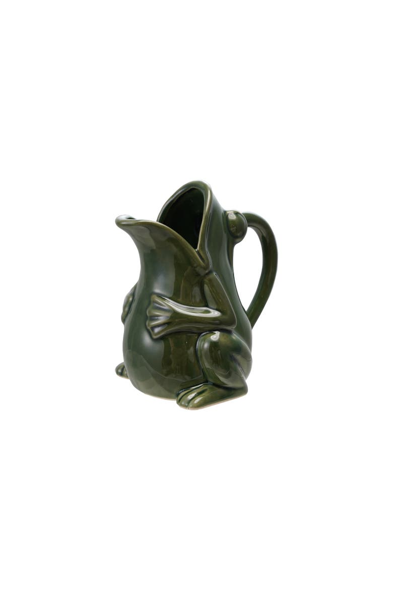 Frog Pitcher, Main, color, Green