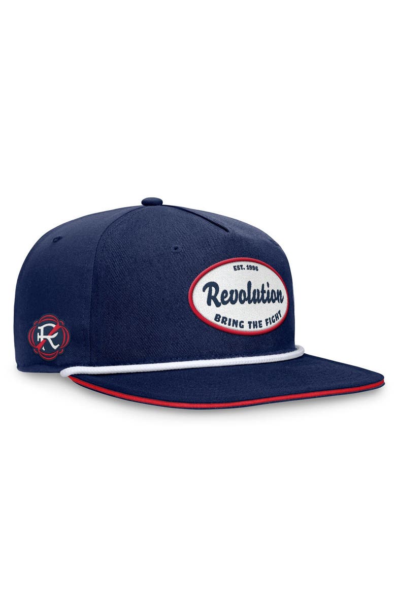 FANATICS Men's Fanatics Branded Navy New England Revolution Iron Golf Snapback Hat, Main, color, 