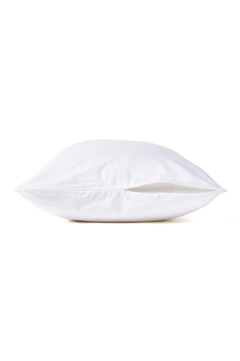 Organic Cotton Pillow Protector, Main, color, ALPINE WHITE