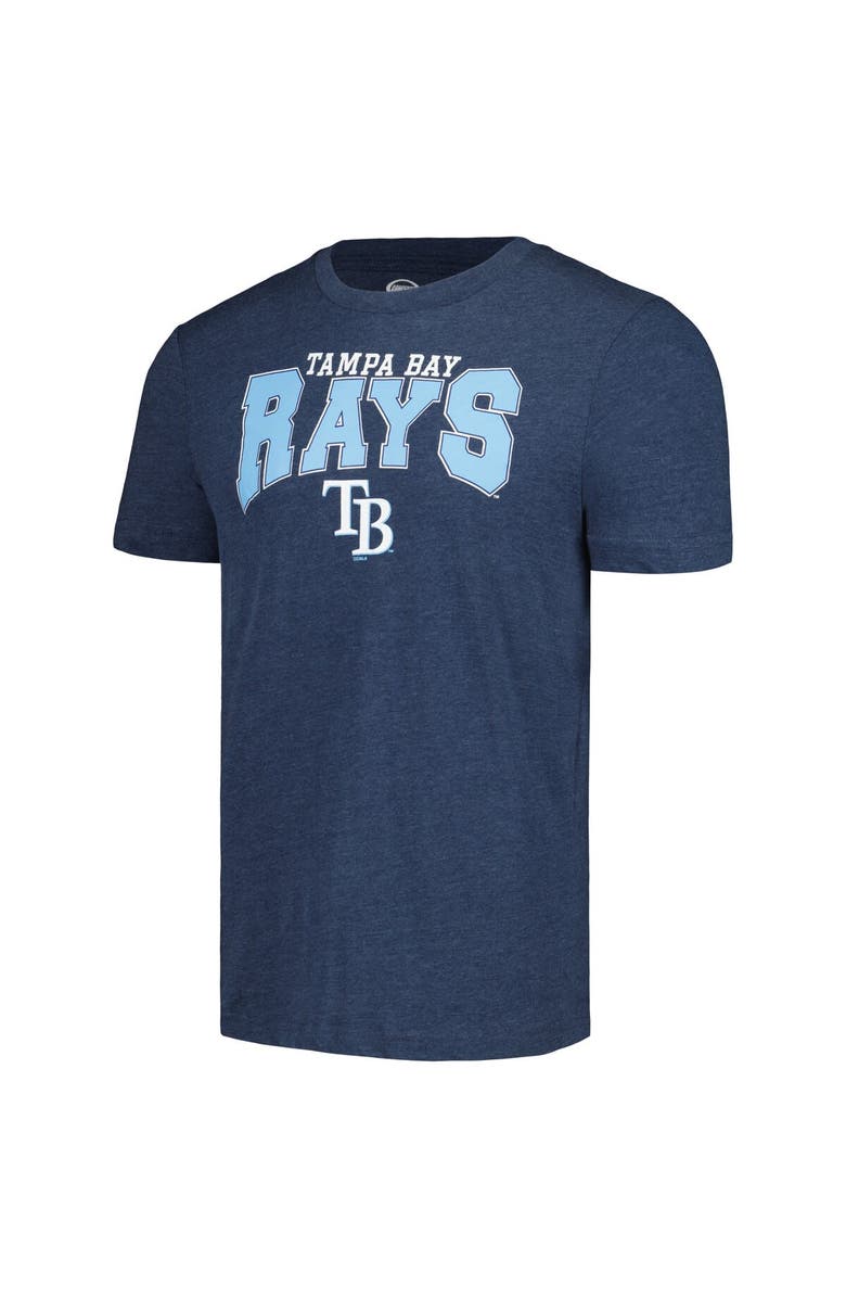 CONCEPTS SPORT Men's Concepts Sport Charcoal/Navy Tampa Bay Rays Meter T-Shirt & Pants Sleep Set, Alternate, color, 