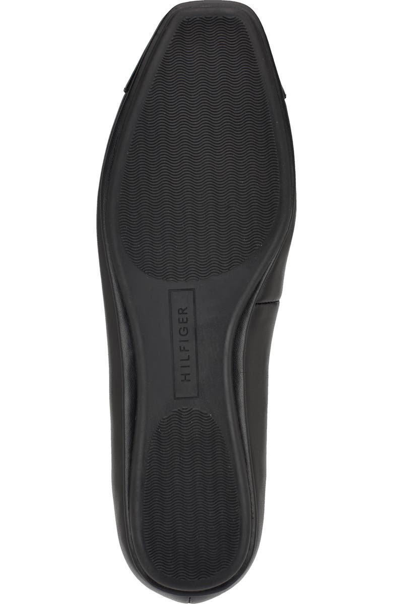 Tommy Hilfiger Bekim Cap Toe Flat, Alternate, color, Black