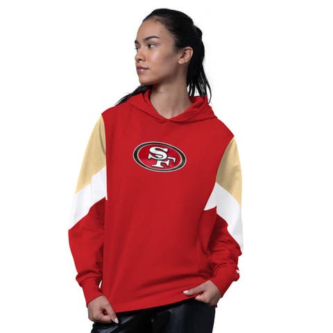 Women
s Starter Scarlet San Francisco 49ers Scrimmage Hoodie