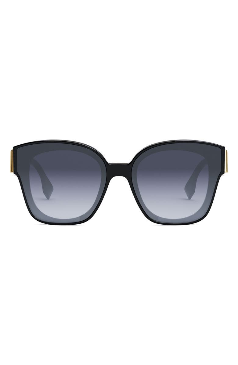 Fendi 'Fendi First 63mm Square Sunglasses, Main, color, 