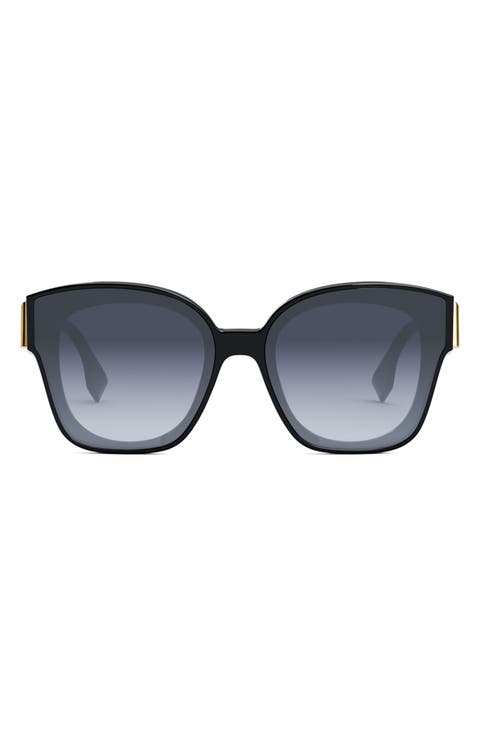 'Fendi First 63mm Square Sunglasses
