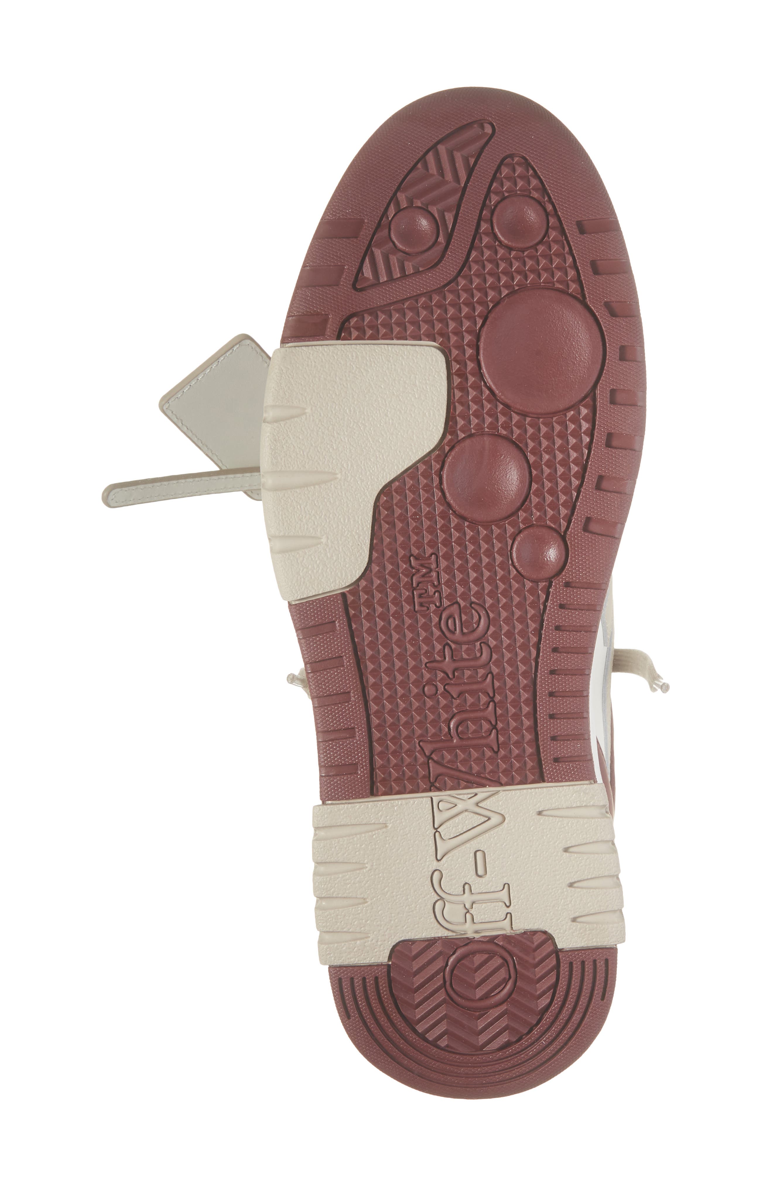 Out of Office Sneaker, Alternate, color, BURGUNDY/ BEIGE
