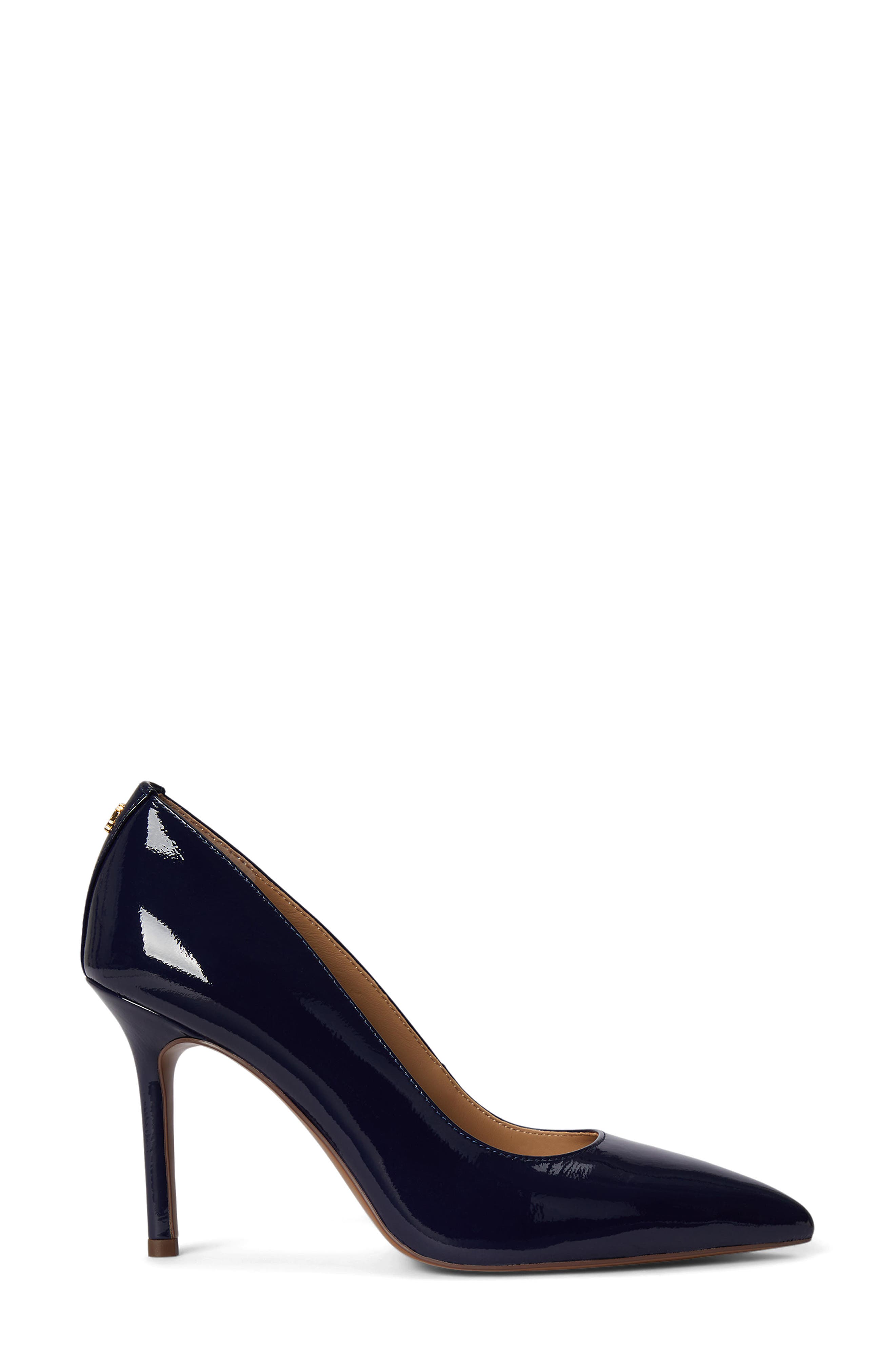 Ralph Lauren Lindella II Pointed Toe Pump, Alternate, color, Refined Navy