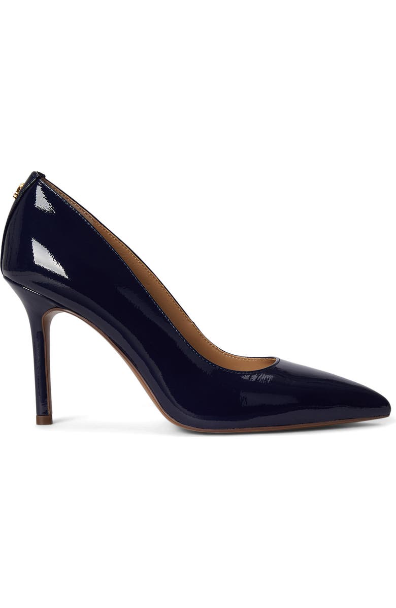 Ralph Lauren Lindella II Pointed Toe Pump, Alternate, color, Refined Navy