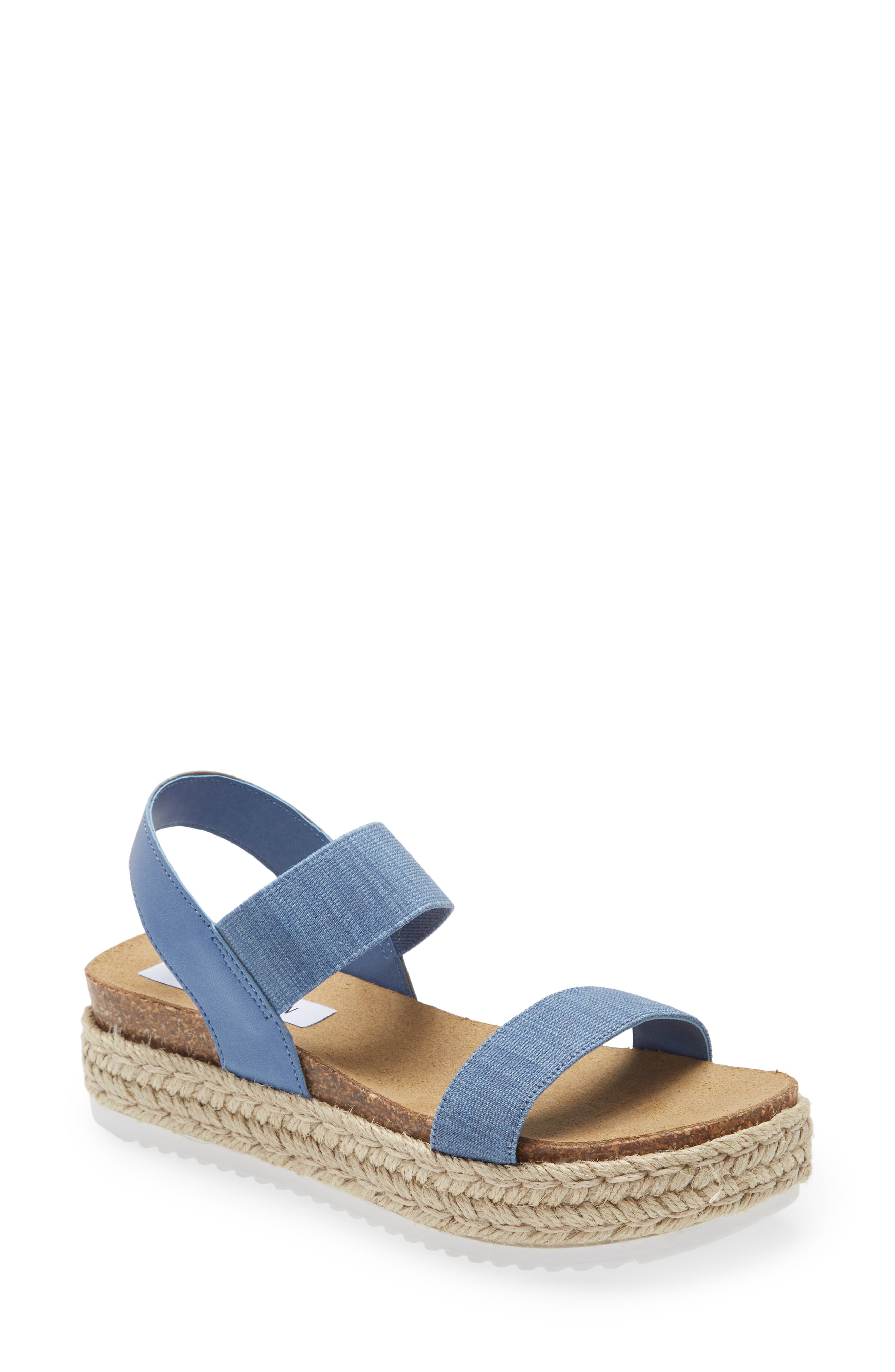 Jaklyn Espadrille Platform Sandal, Main, color, DENIM