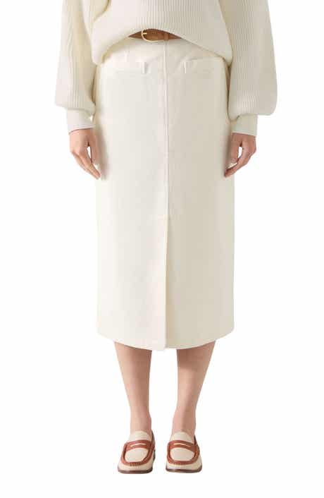 LK Bennett Sibyl Corduroy Midi Skirt