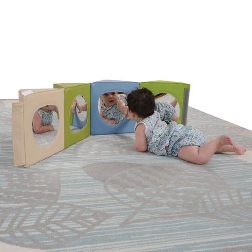 Kaplan Early Learning Company Tummy Time Reflection Cube In Multi