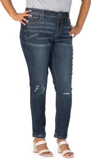 SLINK Jeans High Waist Ankle Skinny Jeans