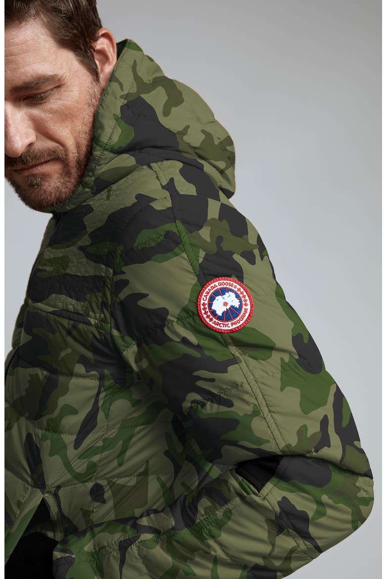 Cabri Hooded Packable Down Jacket, Alternate, color, CANADA GOOSE CAMO