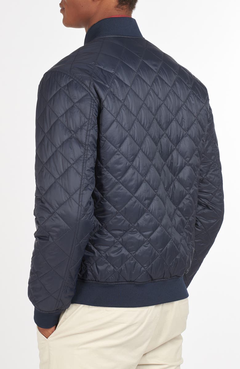 Barbour Gabble Quilted Bomber Jacket, Alternate, color, 