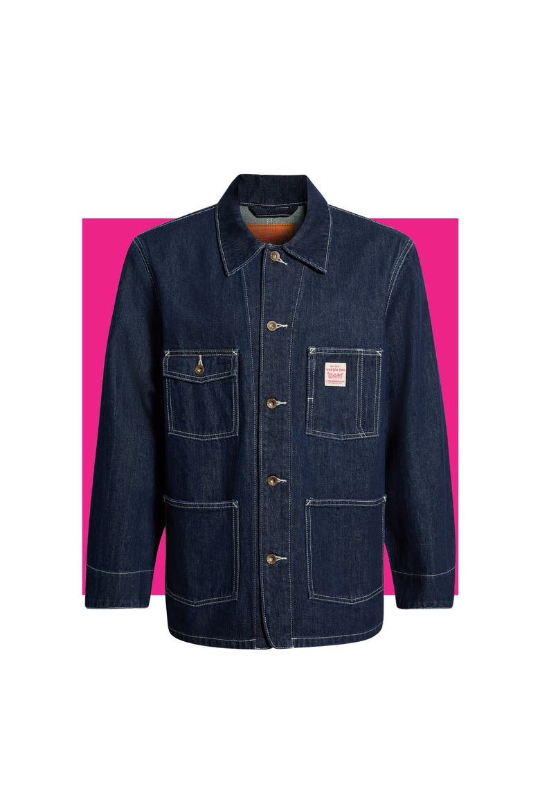 Berkley Cotton Denim Chore Coat, Main, color, MORNIN CLASSICAL T