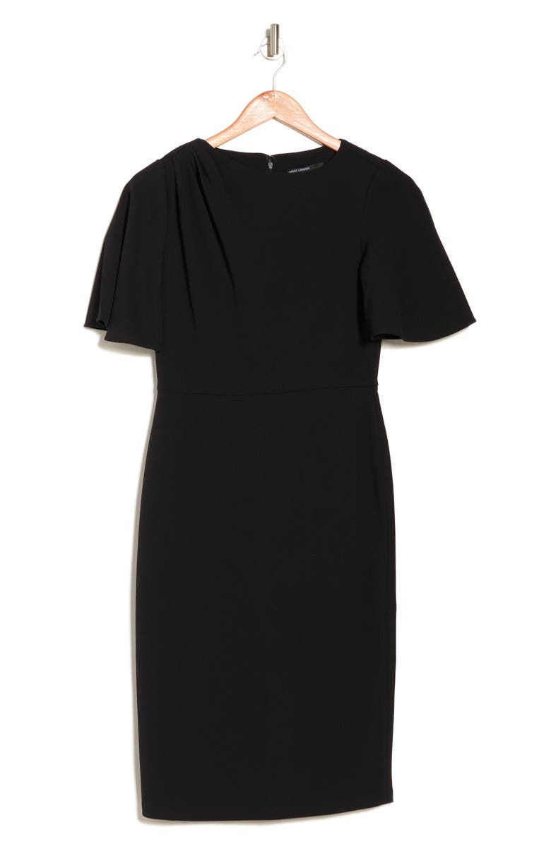 Maggy London Flutter Sleeve Sheath Dress, Alternate, color, 