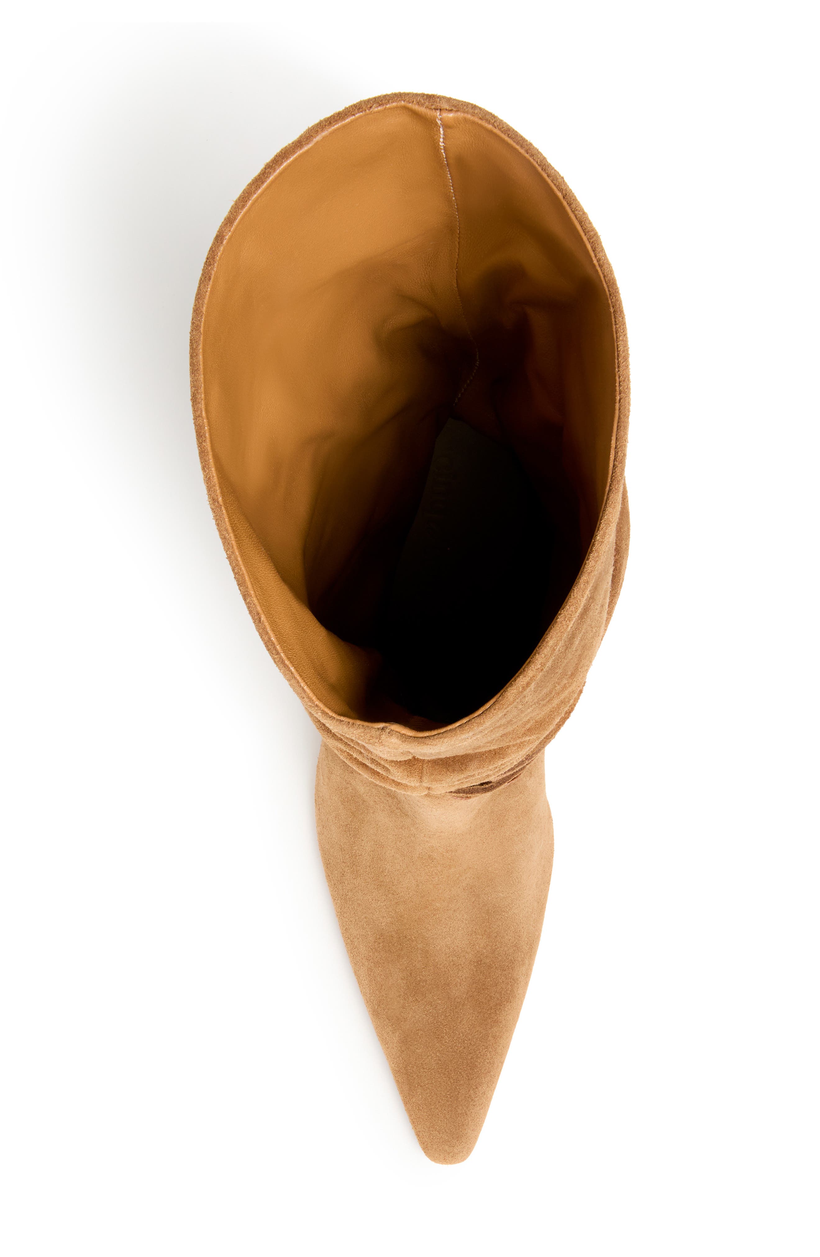 Cinq à Sept Samina Ruched Knee High Boot, Alternate, color, Golden Sienna