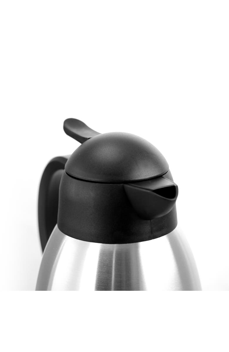 Megachef 2.11 Quart Stainless Steel Thermal Beverage Carafe for Coffee and Tea, Alternate, color, Silver