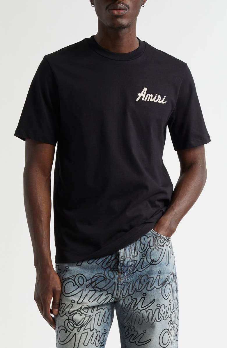 AMIRI City Cotton Logo Graphic T-Shirt, Main, color, 
