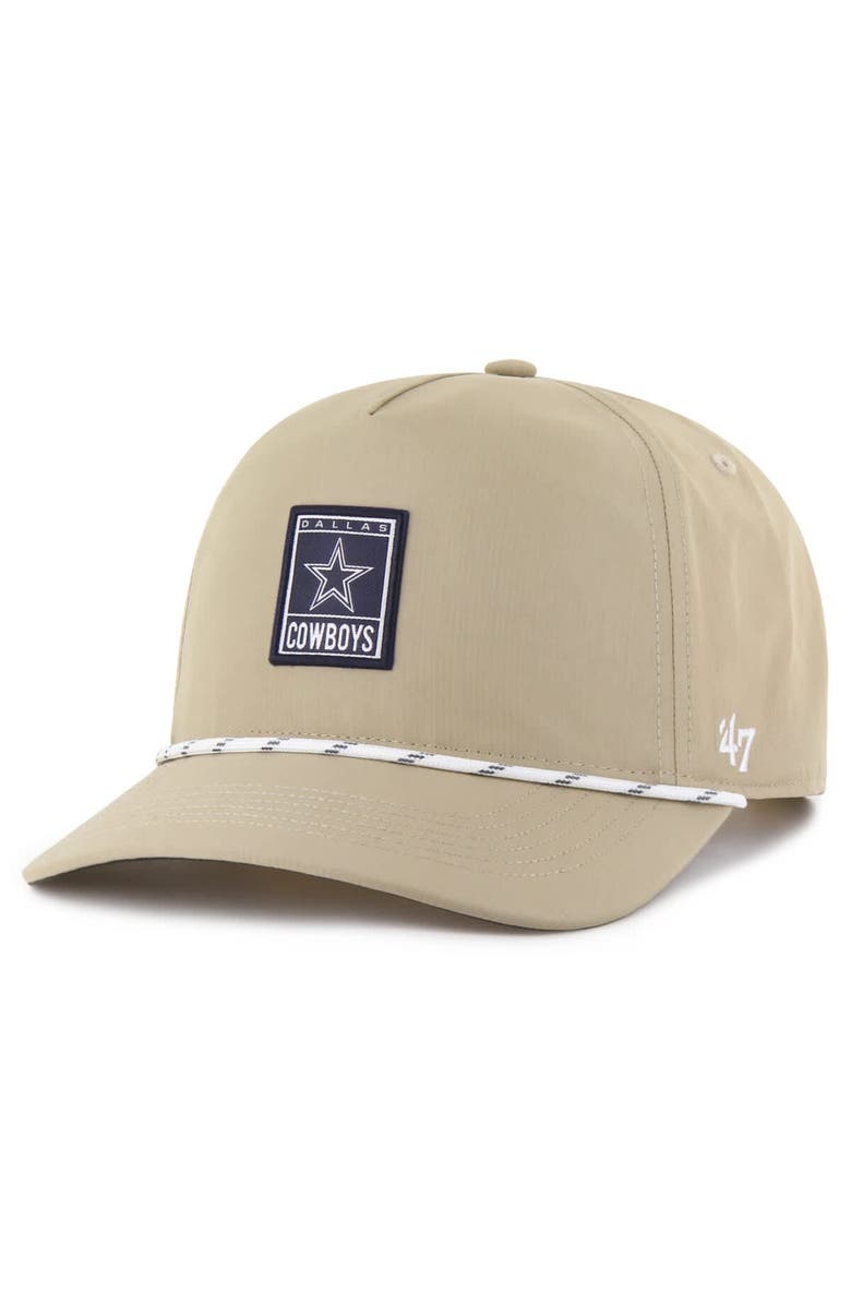 '47 Men's '47 Khaki Dallas Cowboys Cozumel Hitch brrr° Adjustable Hat, Main, color, Khaki