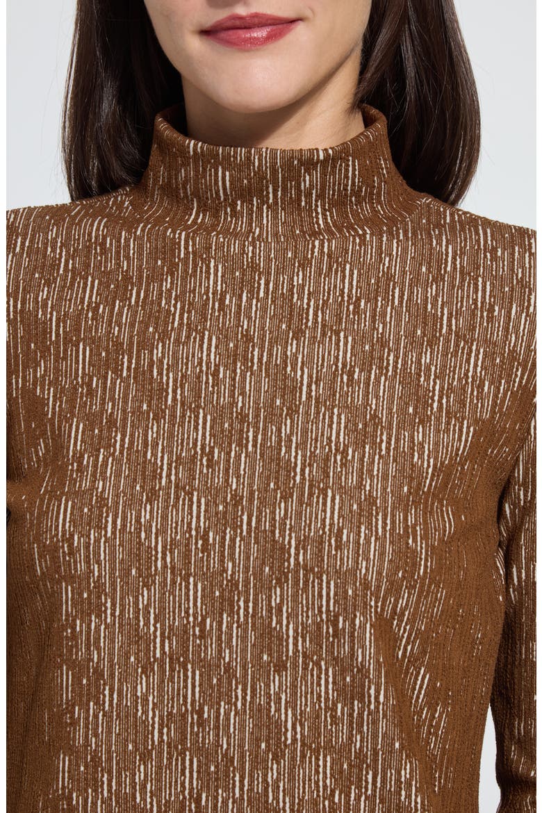 Carter Textured Turtleneck, Alternate, color, ROBUST BROWN