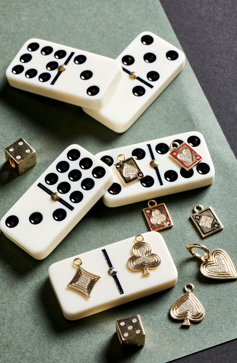 Adina Reyter Make Your Move Diamond Heart Pendant, Alternate, color, Yellow Gold